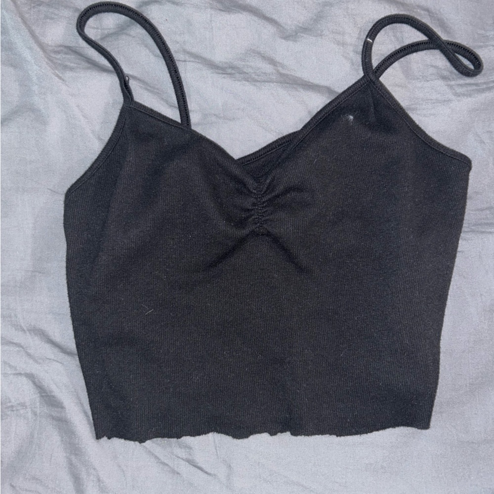 Plain Black Basic Tank Top